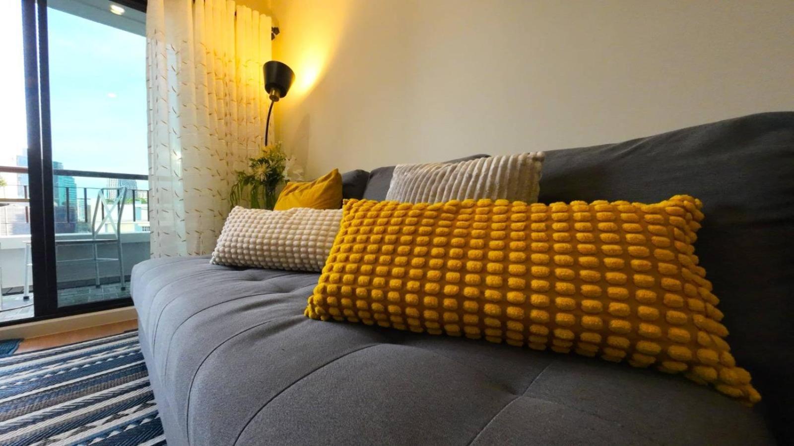 Cozy 1Br Walk To Bts And Airport Rail Link Close To Malls G7 Bangkok Værelse billede
